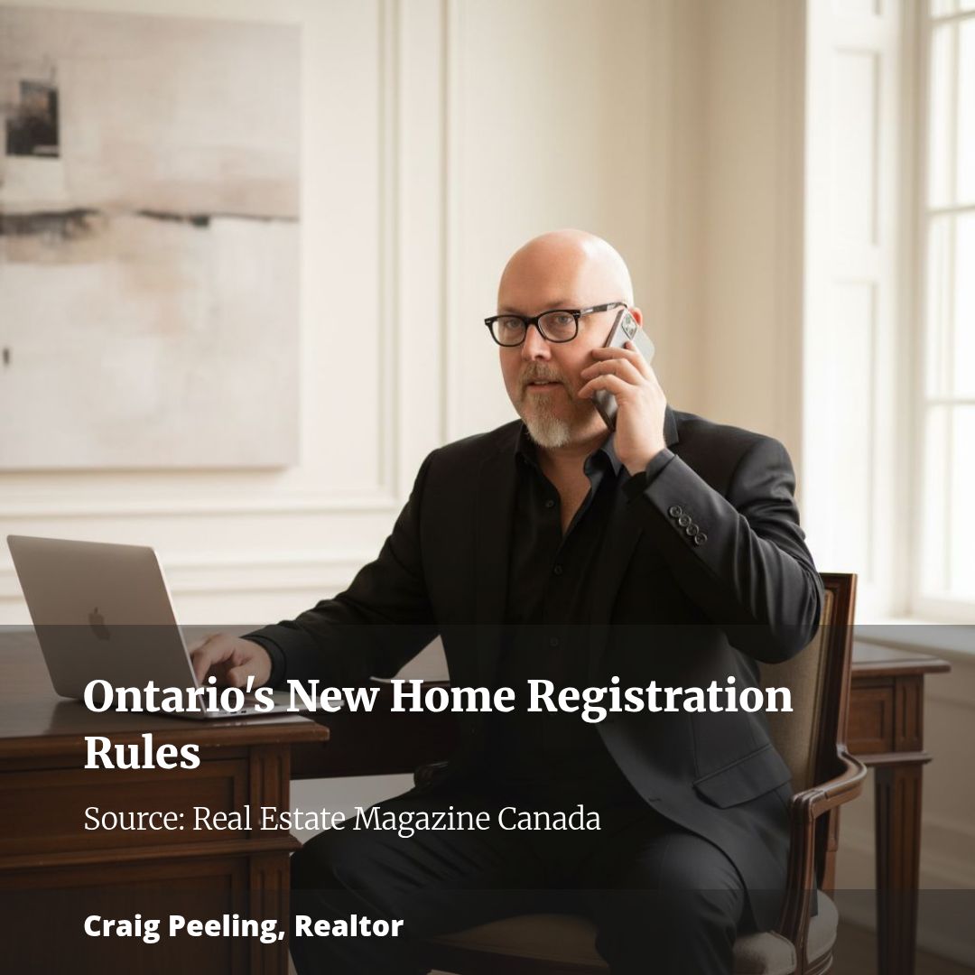 New registration requirements for newly built homes in Ontario
