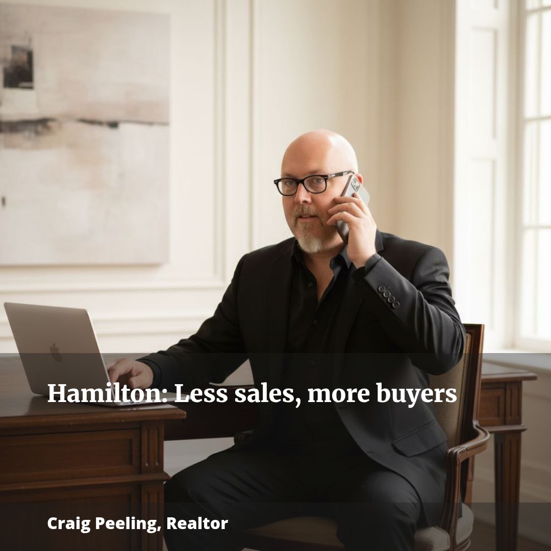 Fewer Sales in Hamilton: Less Competition for Buyers